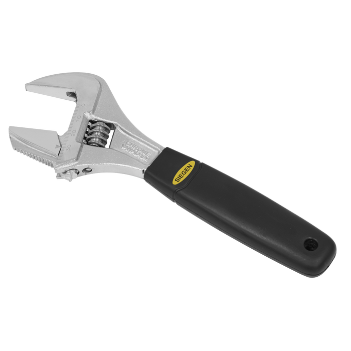 Siegen Adjustable Wrench with Extra-Wide Jaw Capacity 200mm | S0854