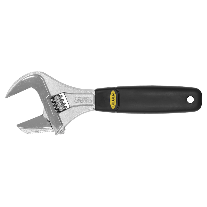Siegen Adjustable Wrench with Extra-Wide Jaw Capacity 200mm | S0854