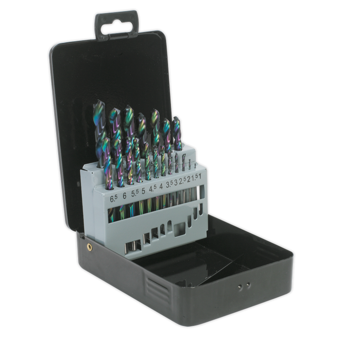 Siegen HSS Edge Ground Drill Bit Set 19pc - DIN 338 | S0868