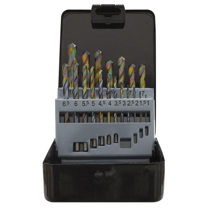 Siegen HSS Edge Ground Drill Bit Set 19pc - DIN 338 | S0868