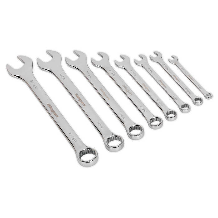 Siegen Whitworth Combination Spanner Set 8pc | S0870