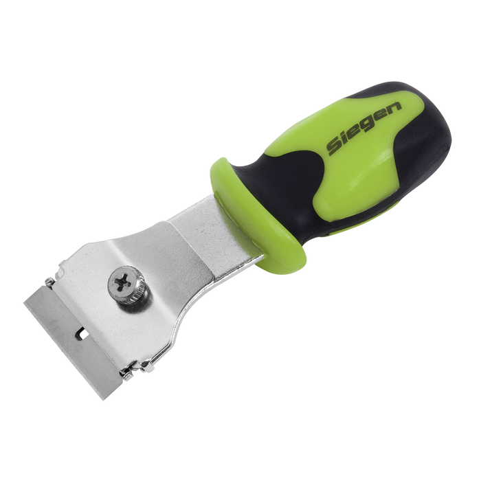 Siegen Razor Scraper with Comfort Grip - Display Box of 12 | S0883