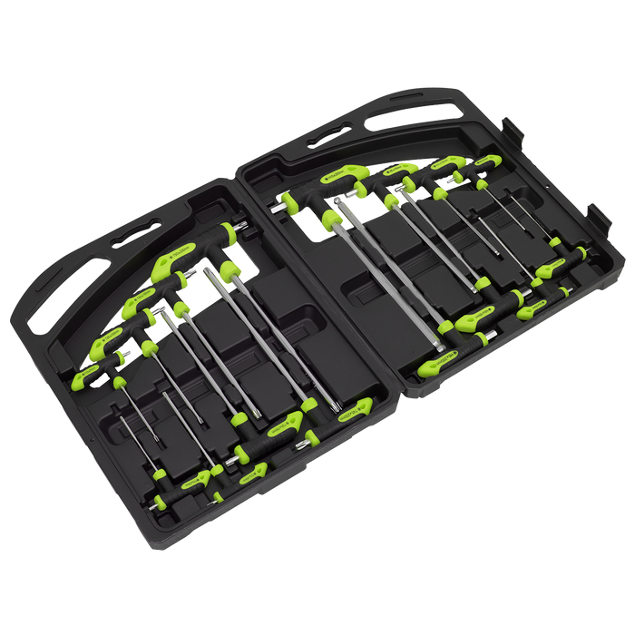 Siegen T-Handle TRX-Star* & Hex Key Set 16pc | S0916