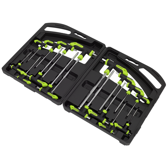 Siegen T-Handle TRX-Star* & Hex Key Set 16pc | S0916