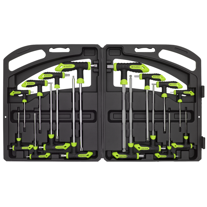 Siegen T-Handle TRX-Star* & Hex Key Set 16pc | S0916