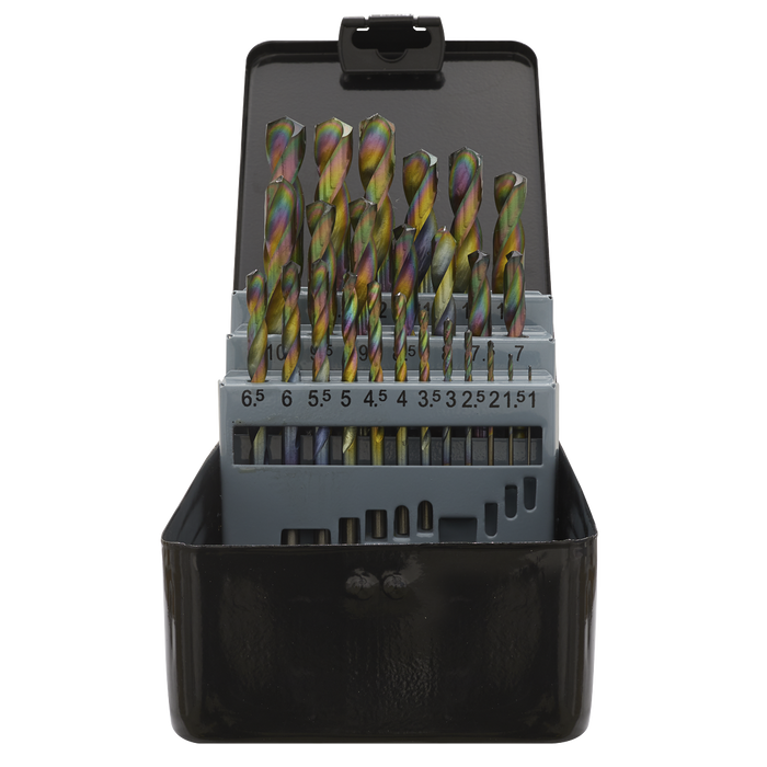 Siegen HSS Edge Ground Drill Bit Set 25pc - DIN 338 | S0938