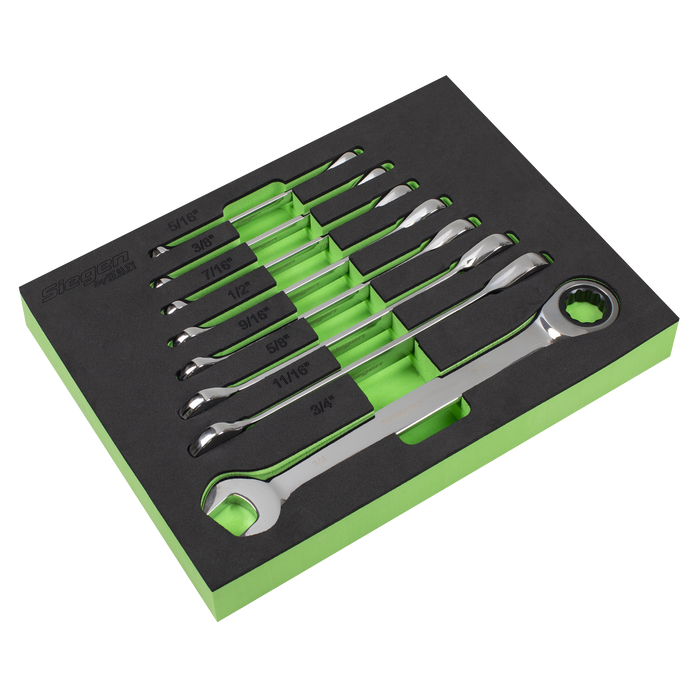 Siegen Imperial Combination Ratchet Spanner Set 8pc | S0984