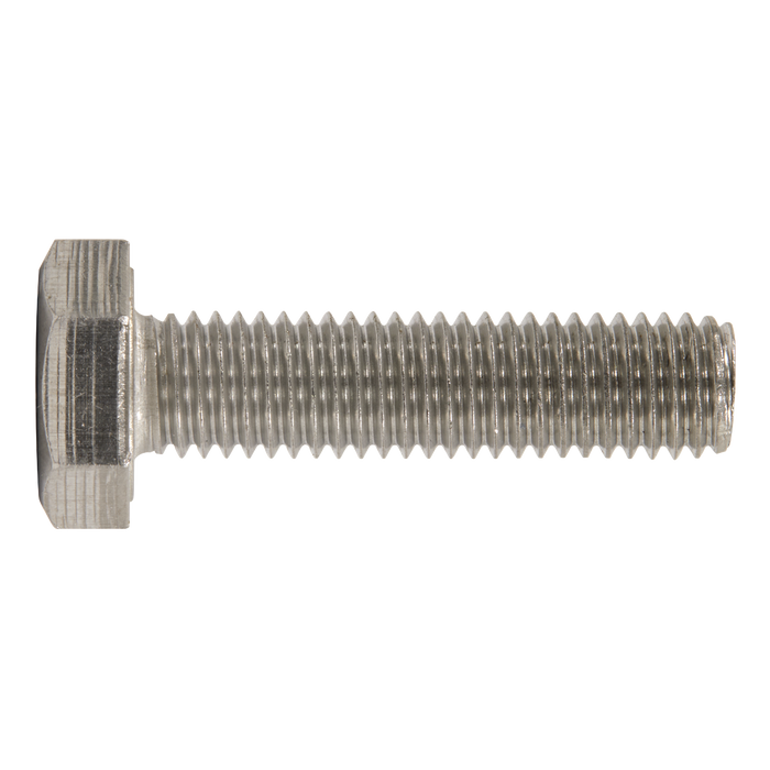 Stainless Steel Hex Head Set Screw DIN 933 - M10 X 40 A2 - Pack of 25 | S1040