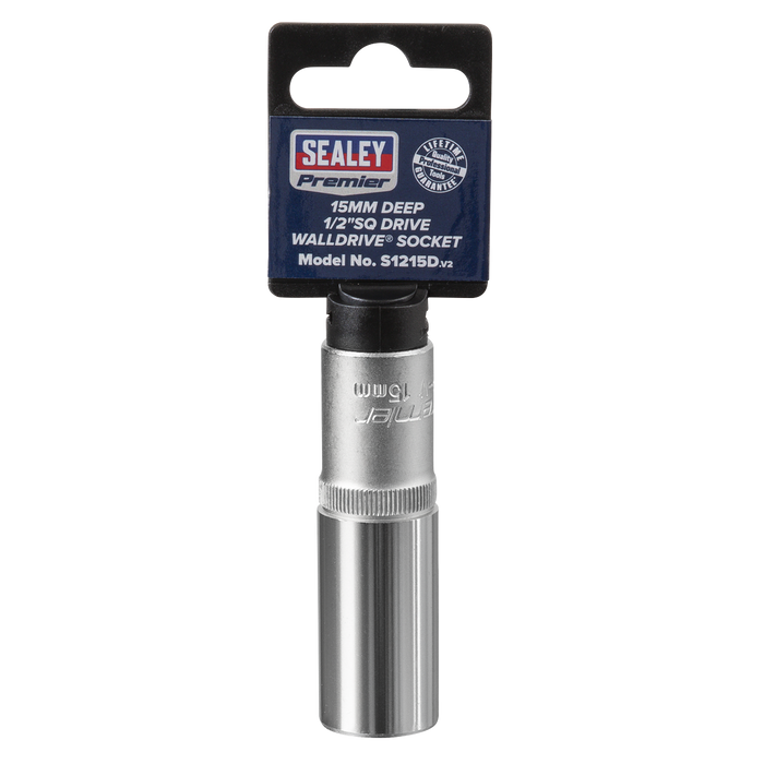 Premier Deep Socket 1/2"Sq Drive 15mm | S1215D