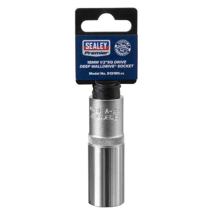 Premier Deep Socket 1/2"Sq Drive 18mm | S1218D