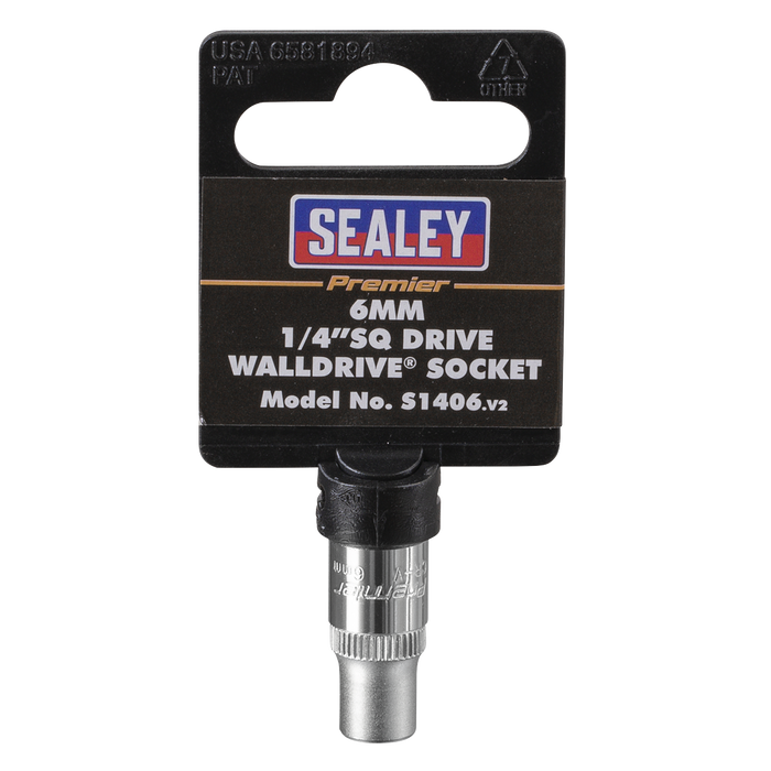 Premier Socket 1/4"Sq Drive 6mm | S1406
