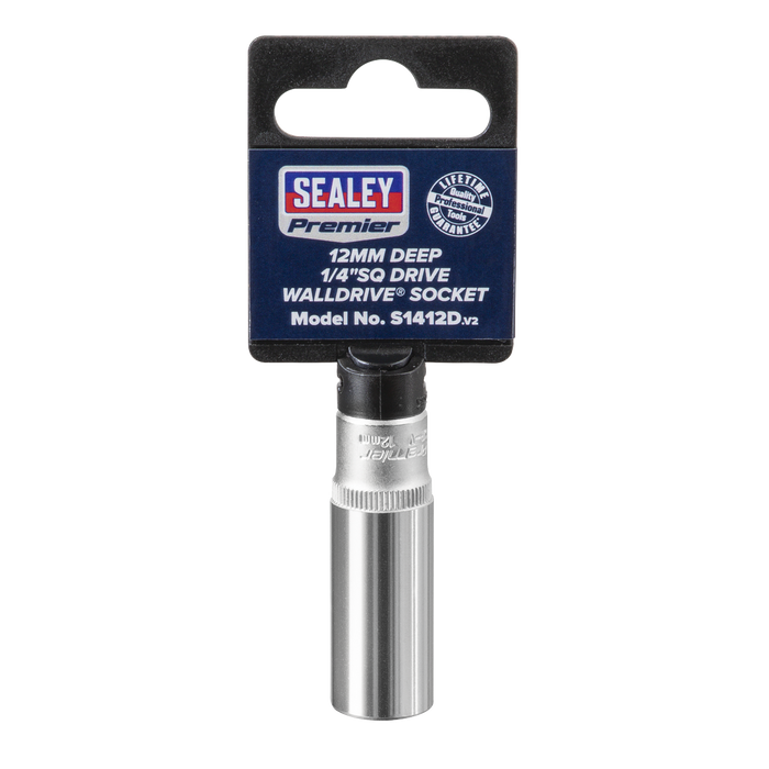 Premier Deep Socket 1/4"Sq Drive 12mm | S1412D