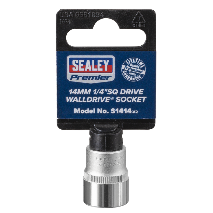 Premier Socket 1/4"Sq Drive 14mm | S1414
