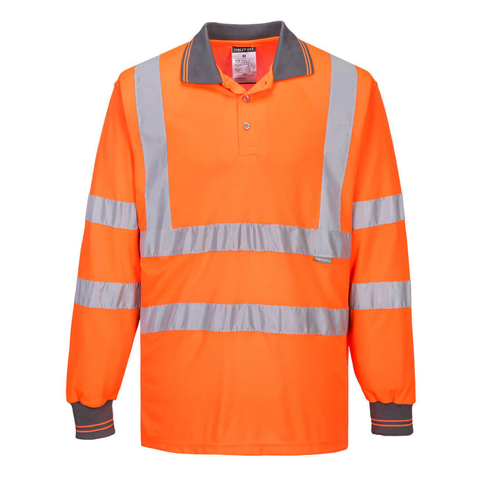 Portwest Hi-Vis Polo Shirt L/S | S277