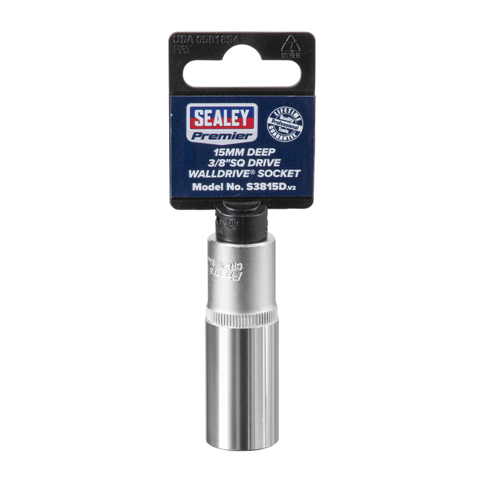 Premier Deep Socket 3/8"Sq Drive 15mm | S3815D