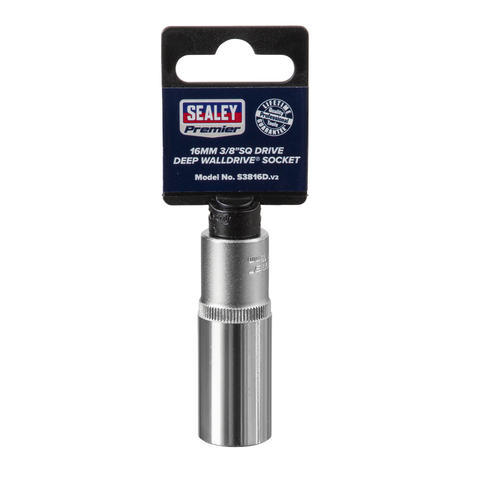 Premier Deep Socket 3/8"Sq Drive 16mm | S3816D