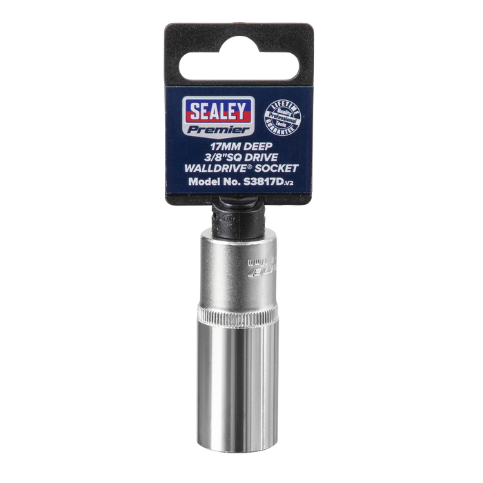 Premier Deep Socket 3/8"Sq Drive 17mm | S3817D