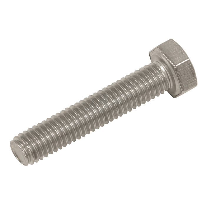 Stainless Steel Hex Head Set Screw DIN 933 - M5 X 25 A2 - Pack of 50 | S525