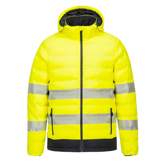 Hi-Vis Ultrasonic Heated Tunnel Jacket (Rechargeable Battery Included) | Portwest
