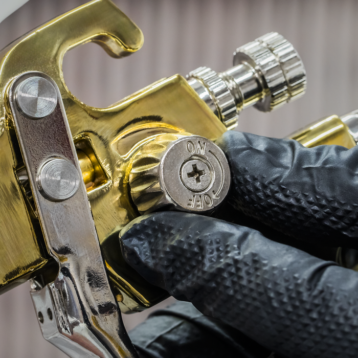 Gold Series Gravity Feed Spray Gun 1.4mm Set-Up | S701G