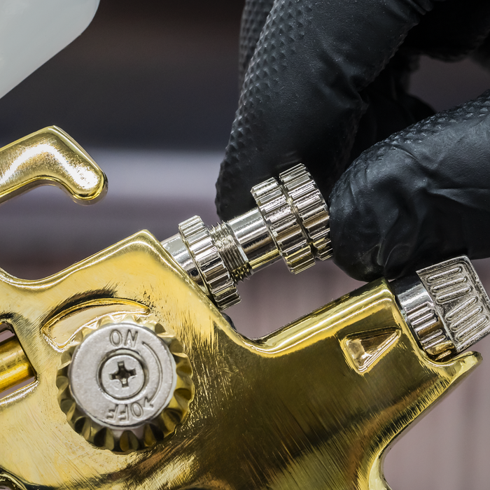 Gold Series Gravity Feed Spray Gun 1.4mm Set-Up | S701G