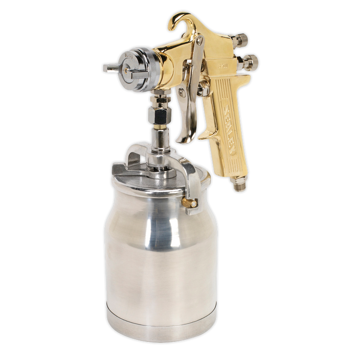 Workshop Gold Series Suction Feed Spray Gun 1.8mm Set-Up | S701