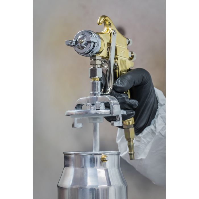 Workshop Gold Series Suction Feed Spray Gun 1.8mm Set-Up | S701