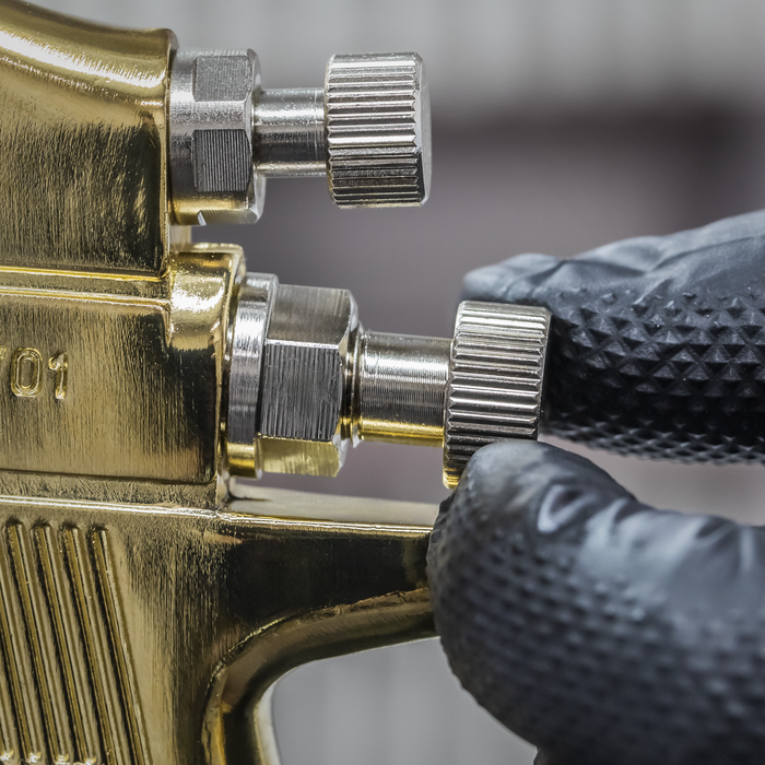 Workshop Gold Series Suction Feed Spray Gun 1.8mm Set-Up | S701