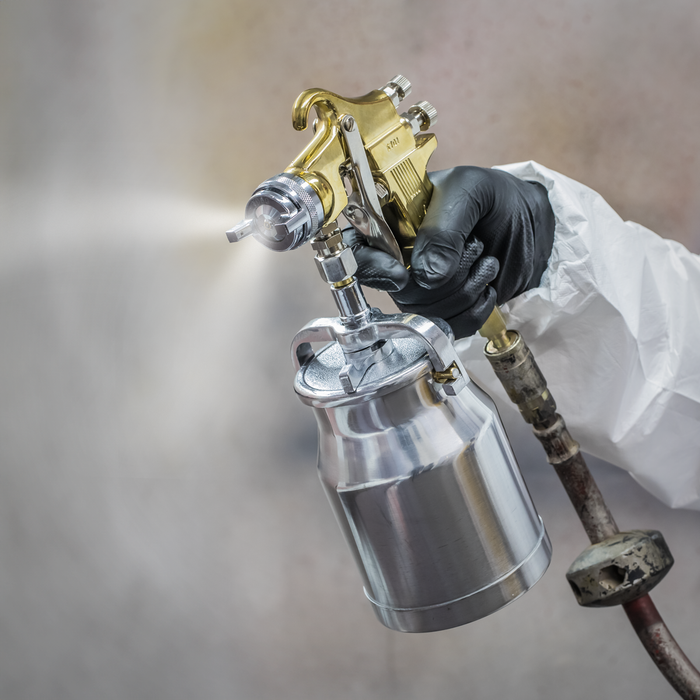 Workshop Gold Series Suction Feed Spray Gun 1.8mm Set-Up | S701