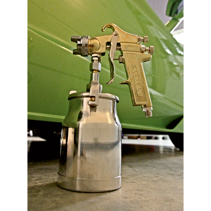 Workshop Gold Series Suction Feed Spray Gun 1.8mm Set-Up | S701