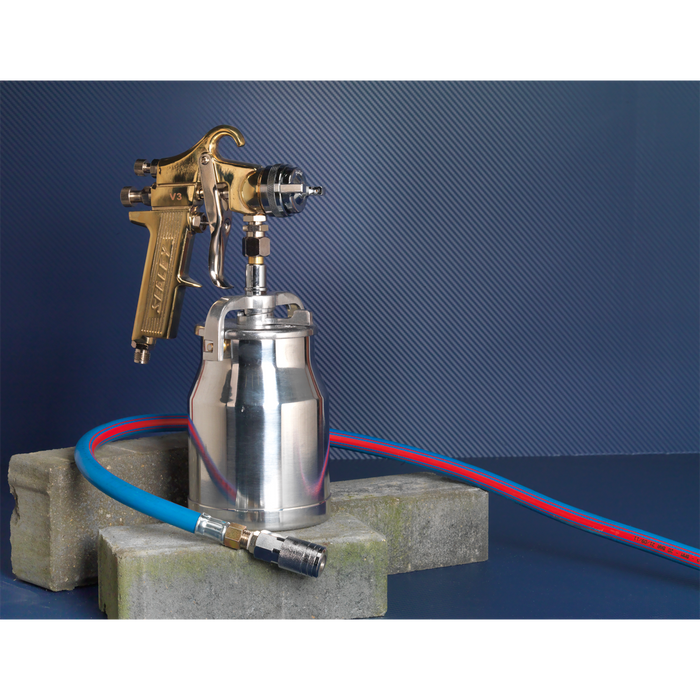 Workshop Gold Series Suction Feed Spray Gun 1.8mm Set-Up | S701