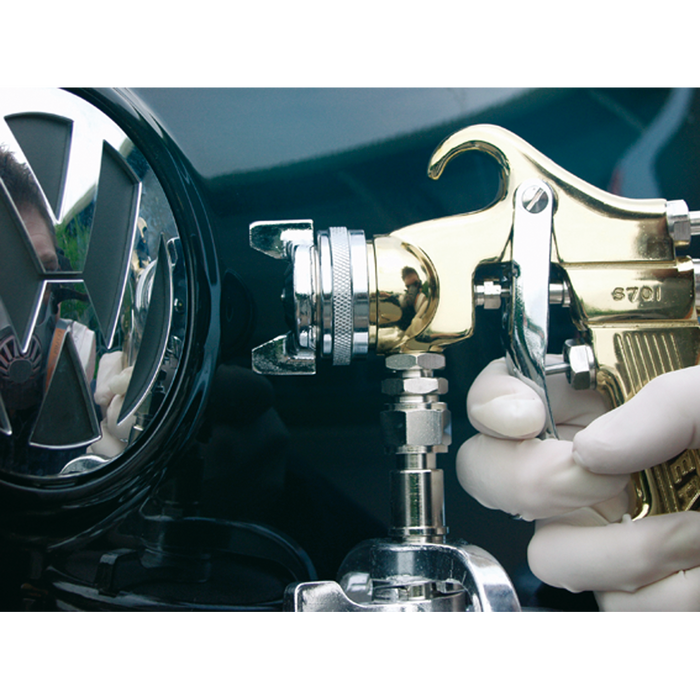Workshop Gold Series Suction Feed Spray Gun 1.8mm Set-Up | S701