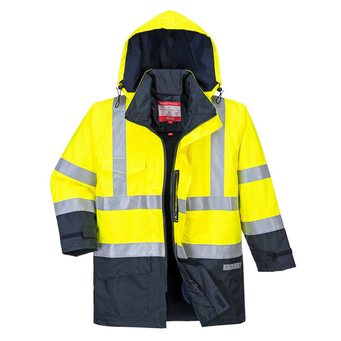 Portwest BizFlame Rain Hi-Vis Contrast FR Jacket | S779