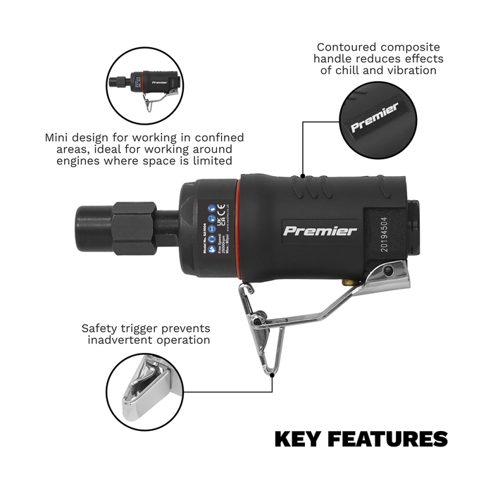 Premier Mini Air Die Grinder 6mm | SA1004