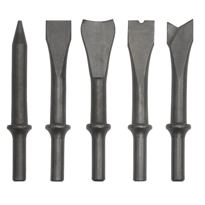 Air Hammer Chisel Set 120mm 5pc | SA12C