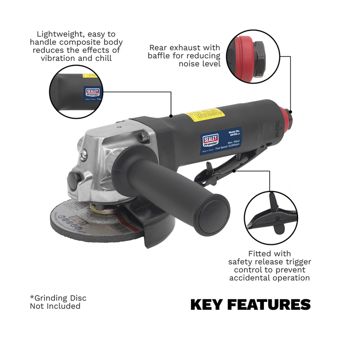 Premier Composite Air Angle Grinder 100mm | SA152