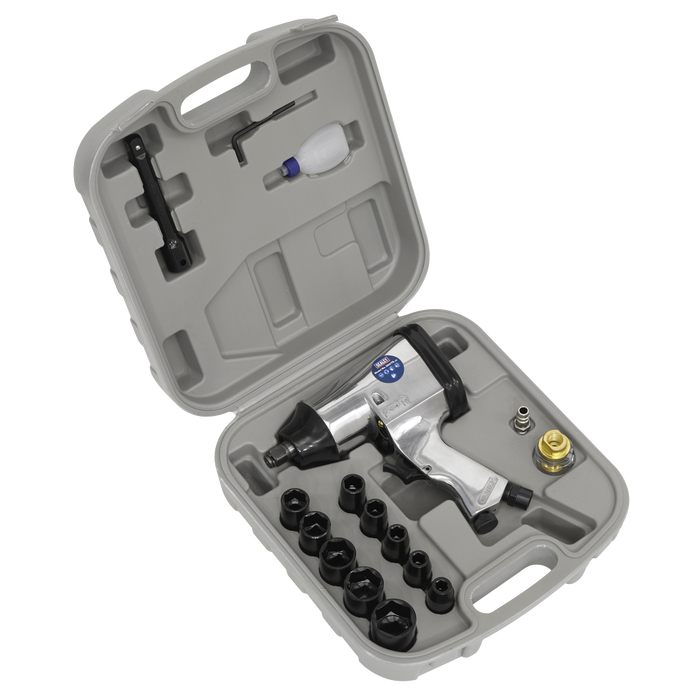 Air Impact Wrench Kit with Sockets 1/2"Sq Drive | SA2/TS