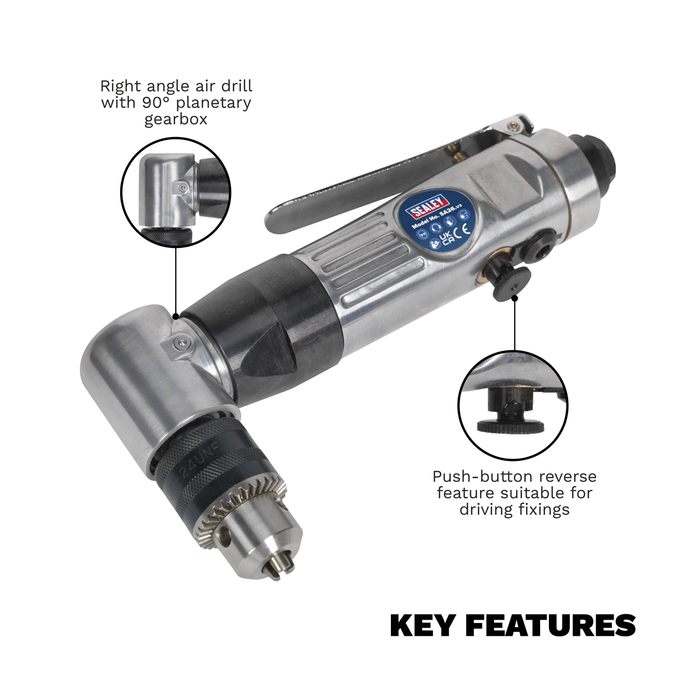 Reversible Air Angle Drill 10mm | SA26
