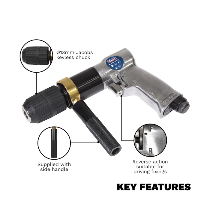 Reversible Air Drill 13mm with Keyless Chuck | SA27