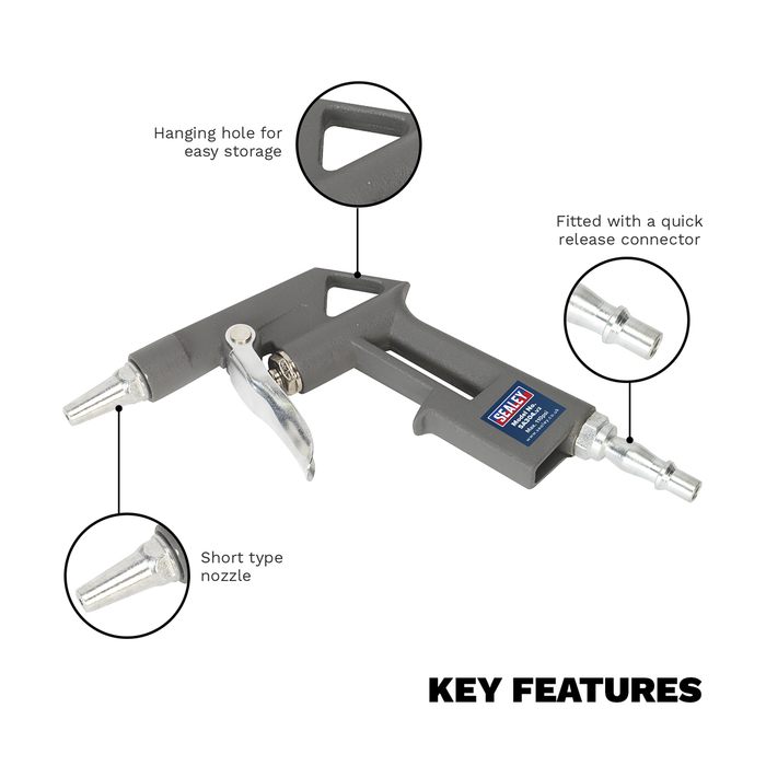 Air Blow Gun with Quick Release Connector | SA304