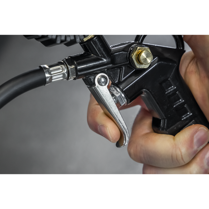 Digital Pistol Grip Tyre Inflator with Clip-On Connector | SA332D