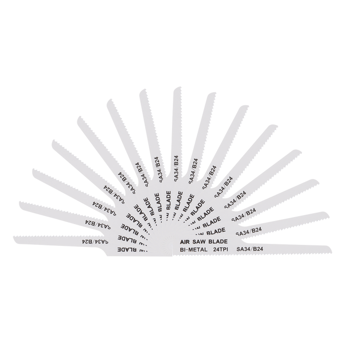 94.5mm HSS Air Saw Blade 24tpi - Pack of 15 | SA34/B2415