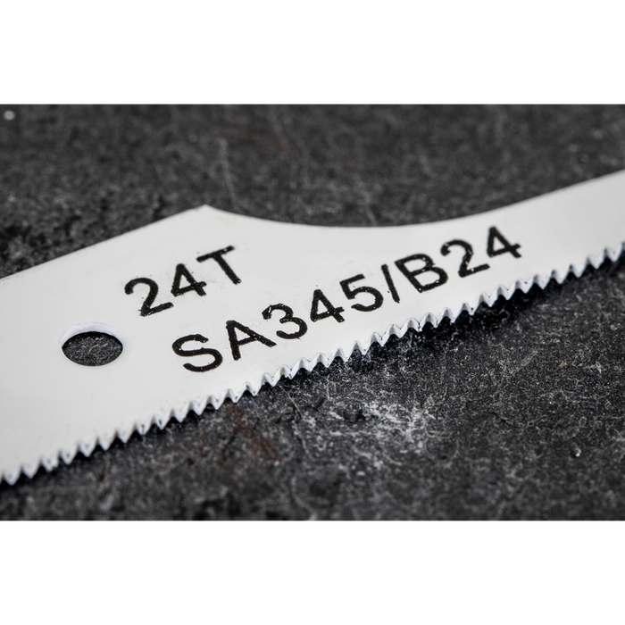 74mm HSS Air Saw Blade 24tpi - Pack of 15 | SA345/B2415