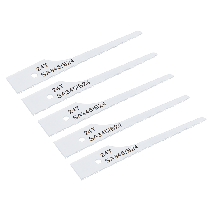 74mm HSS Air Saw Blade 24tpi - Pack of 5 | SA345/B24
