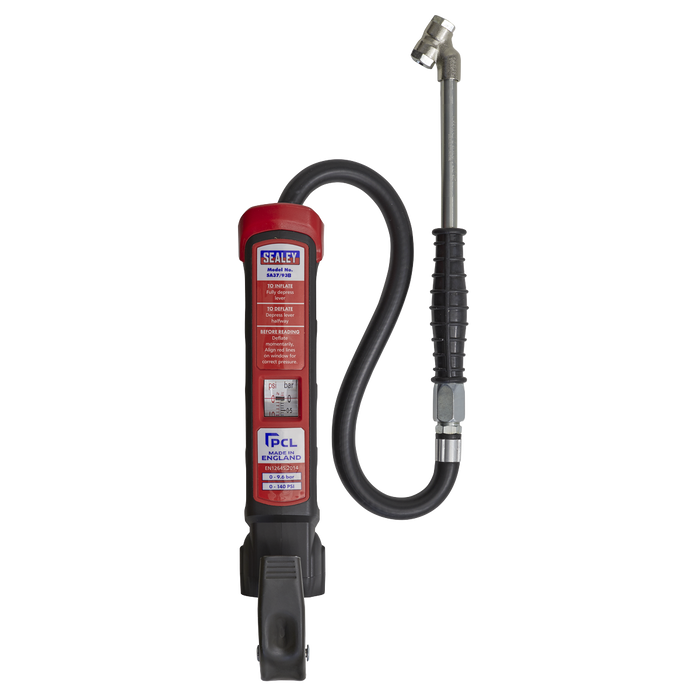 PCL Anodised Tyre Inflator with Twin Push-On Connector | SA37/93B
