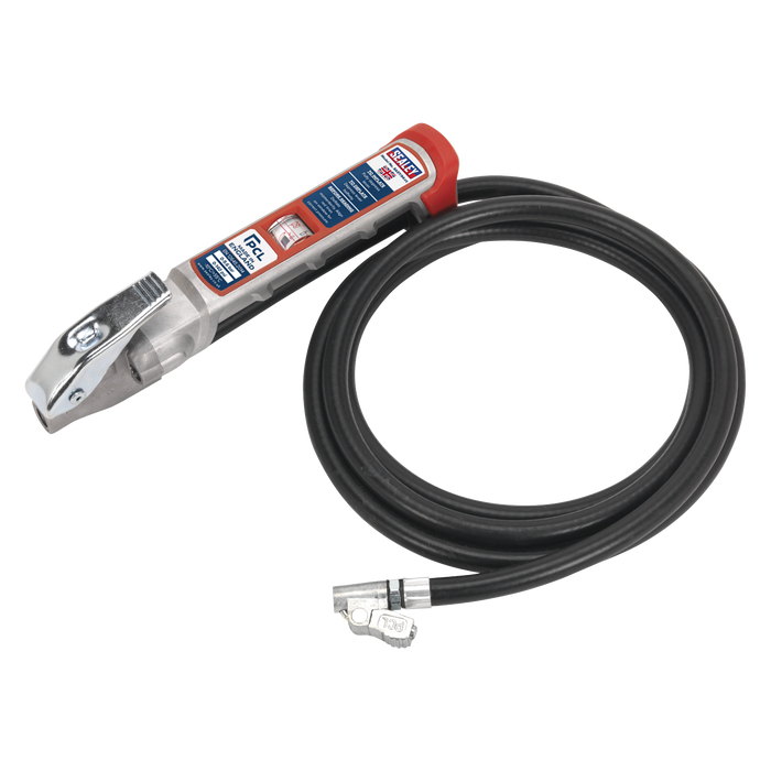 PCL Professional Tyre Inflator with 2.5m Hose & Clip-On Connector | SA37/94