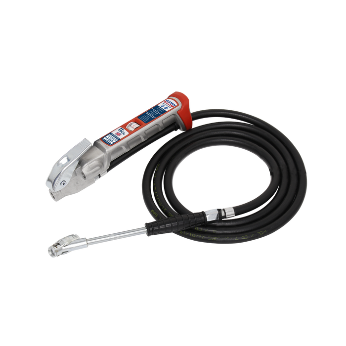 PCL Tyre Inflator with 2.5m Hose & Twin Clip-On Connector | SA37/95