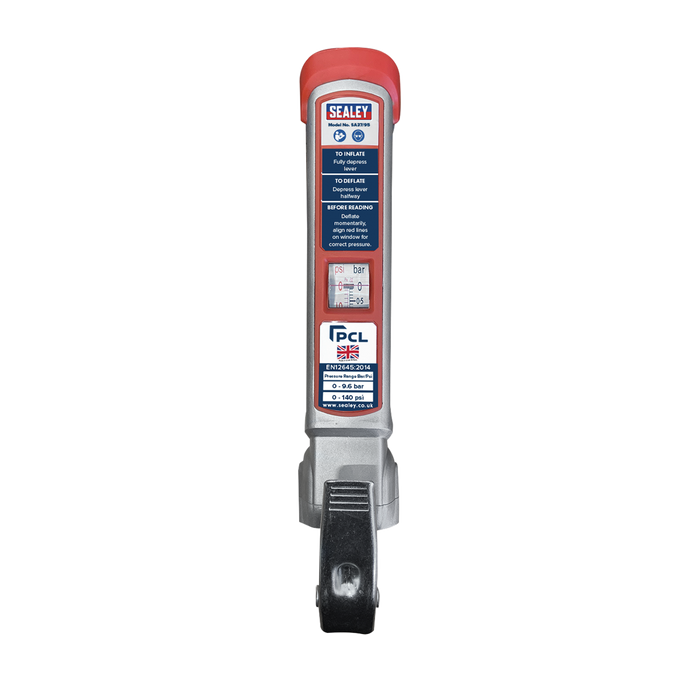 PCL Tyre Inflator with 2.5m Hose & Twin Clip-On Connector | SA37/95