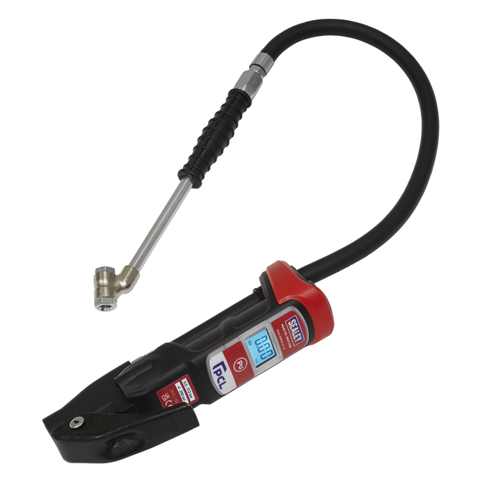 PCL Anodised Digital Tyre Inflator with Twin Push-On Connector | SA37/96B