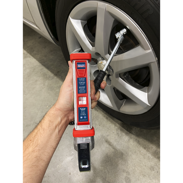 Tyre Inflator with 0.5m Hose & Twin Push-On Connector | SA371